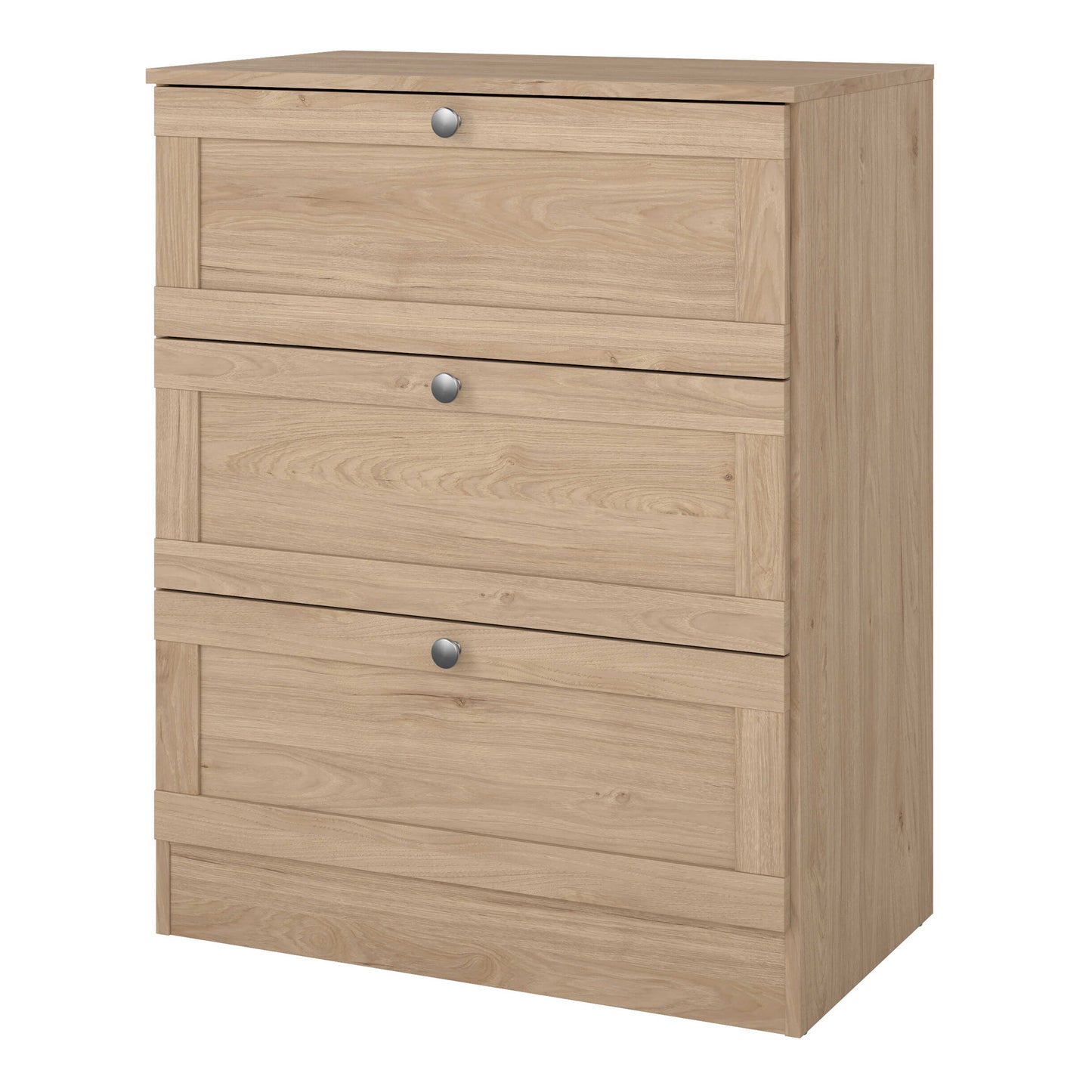 Cherryfern Chest with 3 Frame Drawers in Jackson Hickory