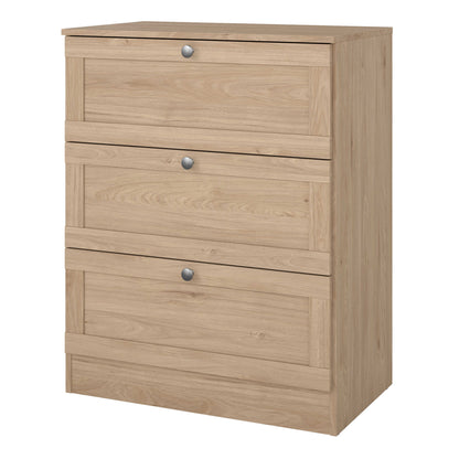 Cherryfern Chest with 3 Frame Drawers in Jackson Hickory