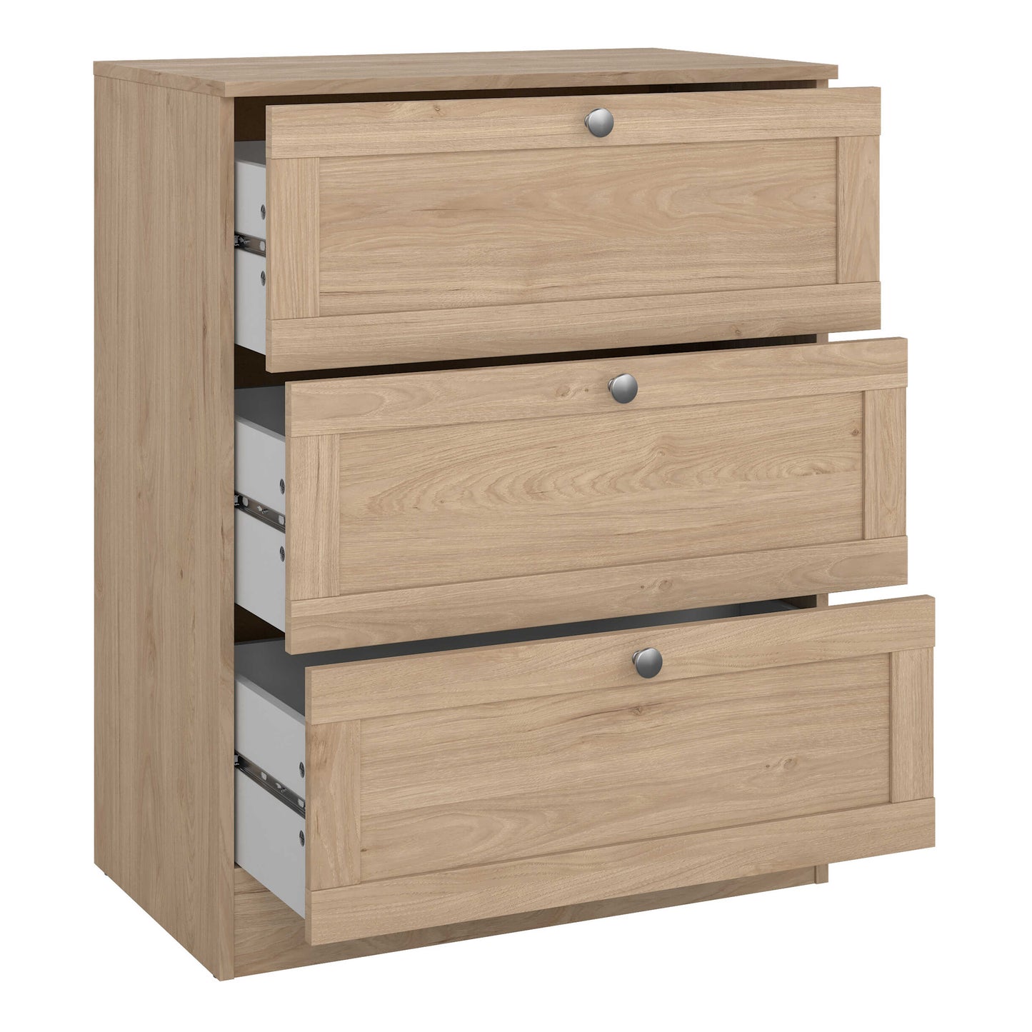 Cherryfern Chest with 3 Frame Drawers in Jackson Hickory