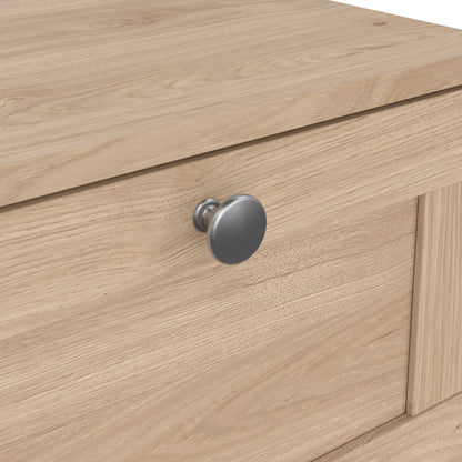 Cherryfern Natural Oak Wood Bedside Table 1 Frame Drawer 1 Open Shelf