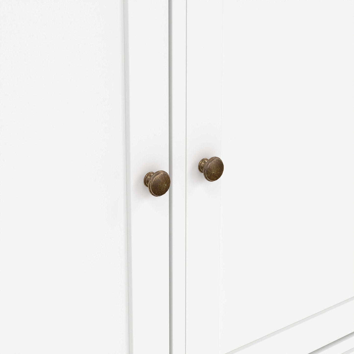 Osaka Farmhouse White Wooden Sideboard 3 Doors 3 Drawers