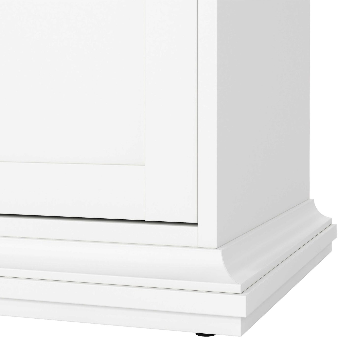 Osaka Farmhouse White Wooden Sideboard 3 Doors 3 Drawers