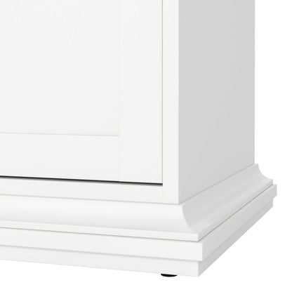 Osaka Farmhouse White Wooden Sideboard 3 Doors 3 Drawers