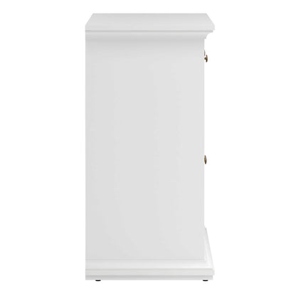 Osaka Farmhouse White Wooden Sideboard 3 Doors 3 Drawers