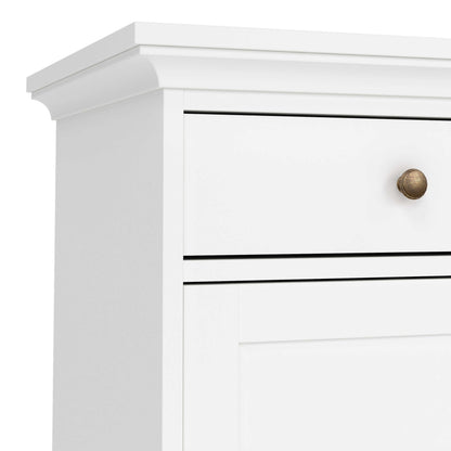 Osaka Farmhouse White Wooden Sideboard 3 Doors 3 Drawers