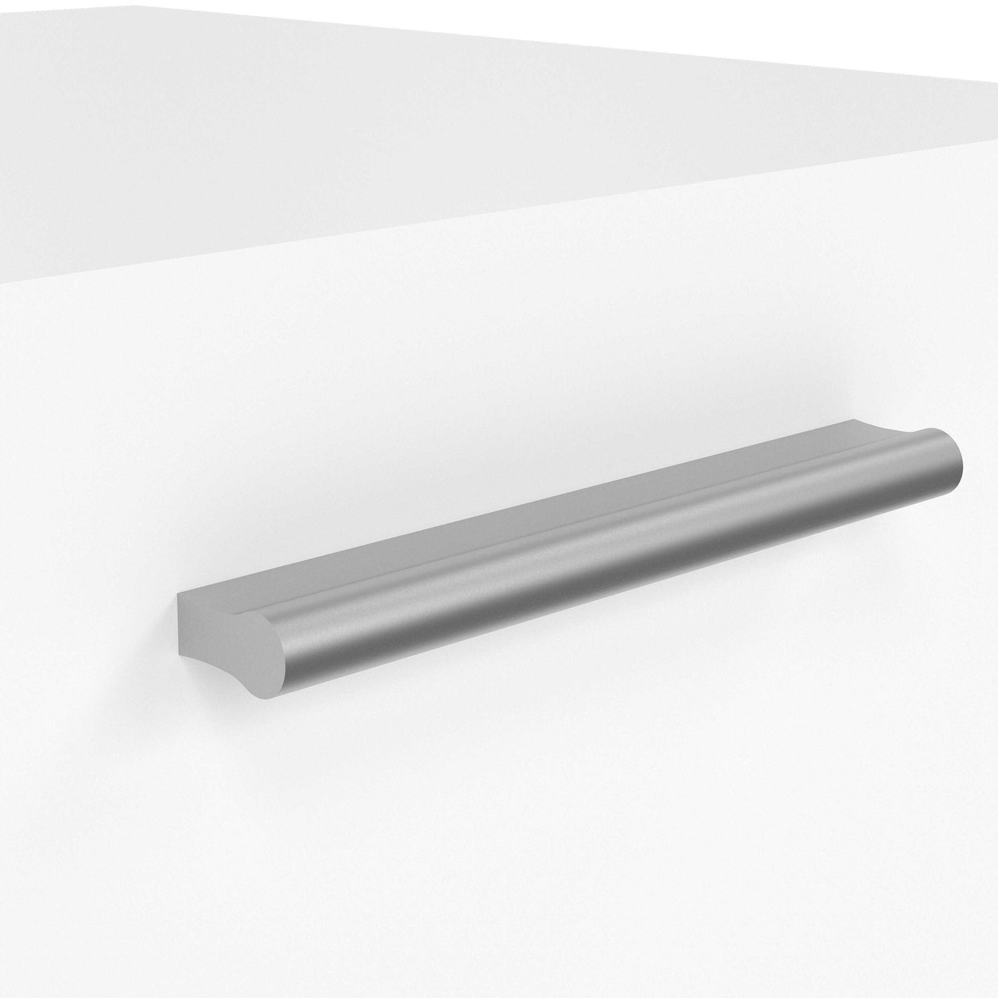 Daejeon White Wooden Bedside 2 Drawers