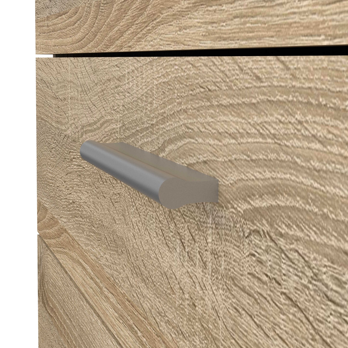 Daejeon Natural Oak Effect Wood Chest 4 Drawers