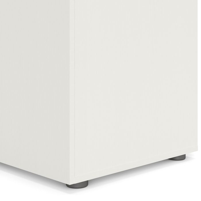 Daejeon White Wooden Wardrobe 3 Doors