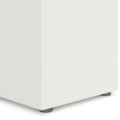 Daejeon White Wooden Wardrobe 3 Doors