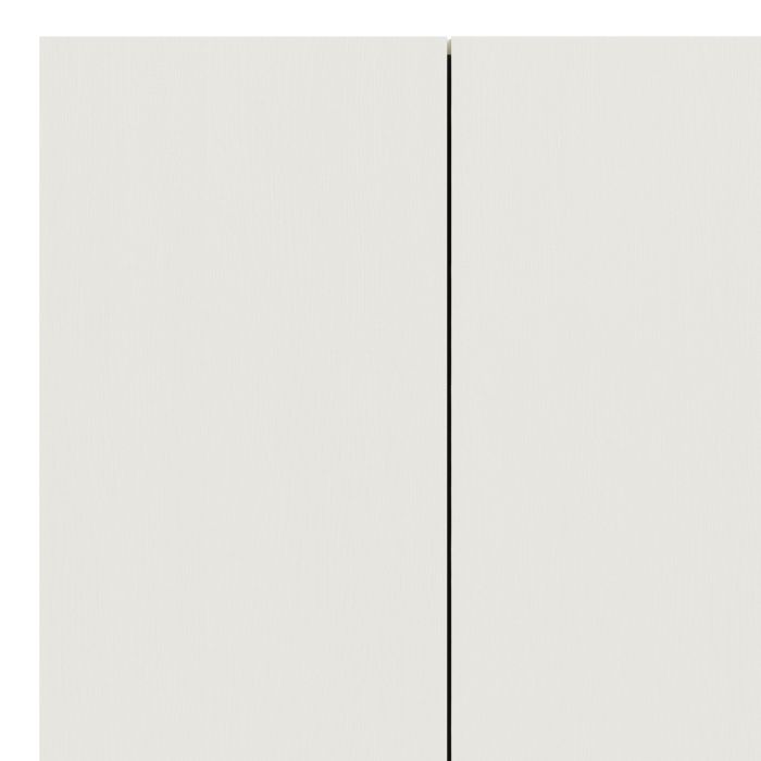 Daejeon White Wooden Wardrobe 3 Doors