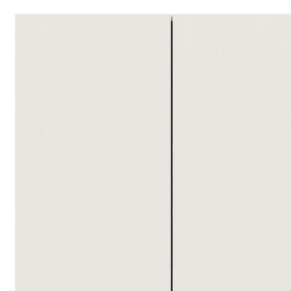 Daejeon White Wooden Wardrobe 3 Doors