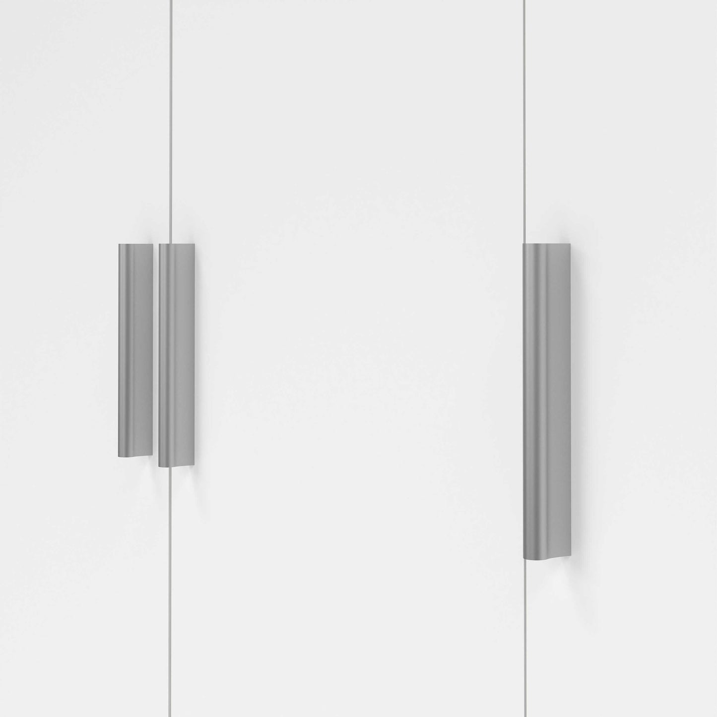 Daejeon White Wooden Wardrobe 3 Doors