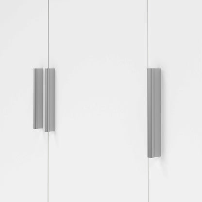 Daejeon White Wooden Wardrobe 3 Doors