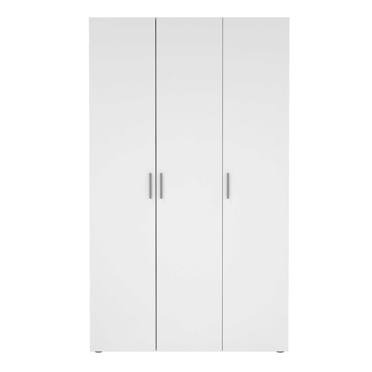 Daejeon White and Natural Oak Effect Wooden Wardrobe 3 Doors
