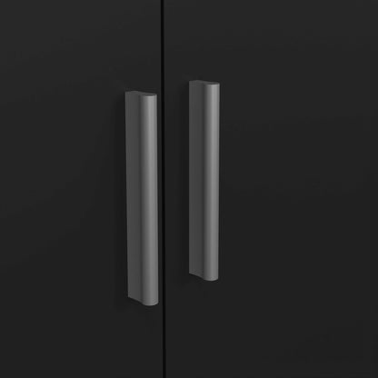 Wilde Black Wooden 2 Door Wardrobe