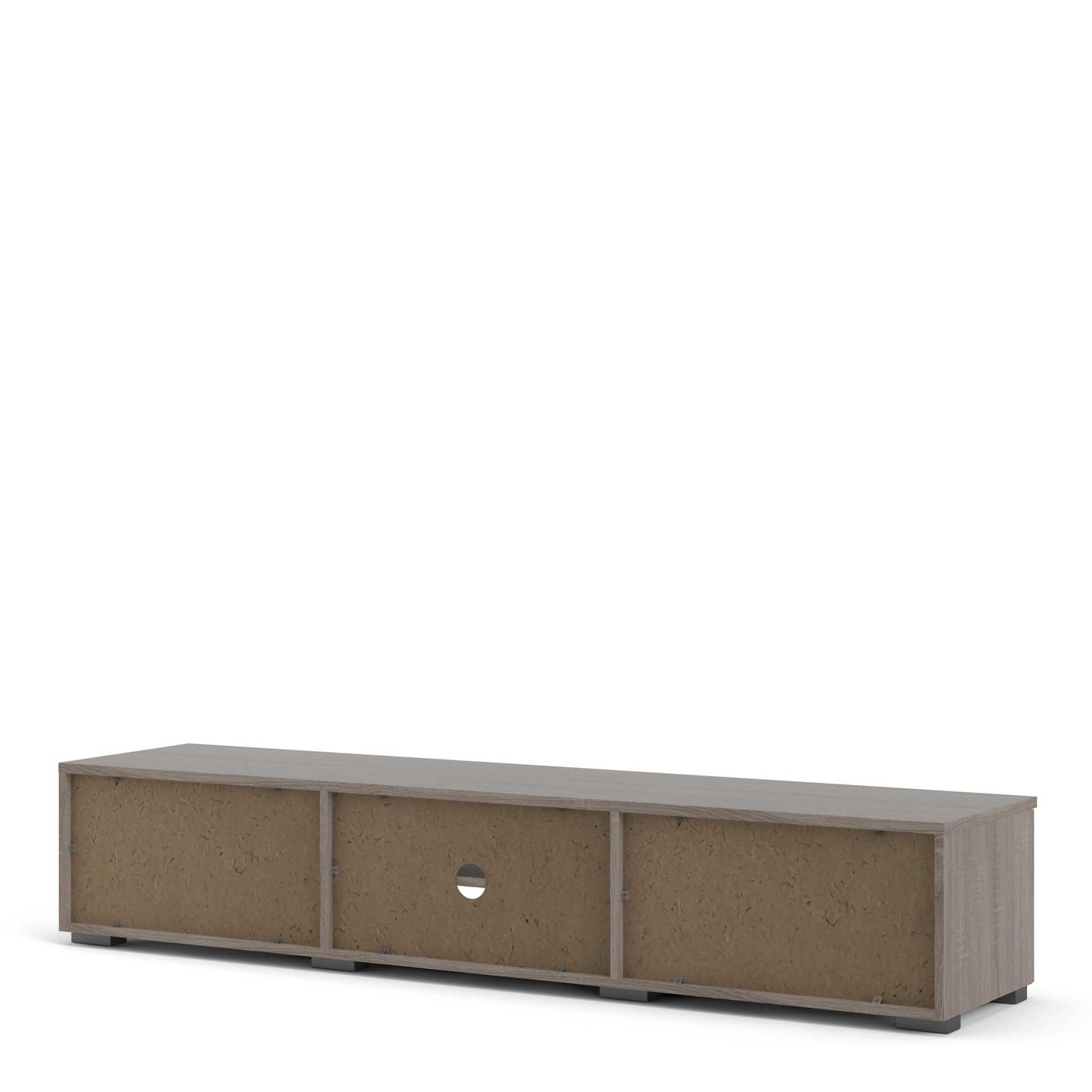 Amberfield Truffle Oak Wood TV Unit 2 Drawers 2 Shelf