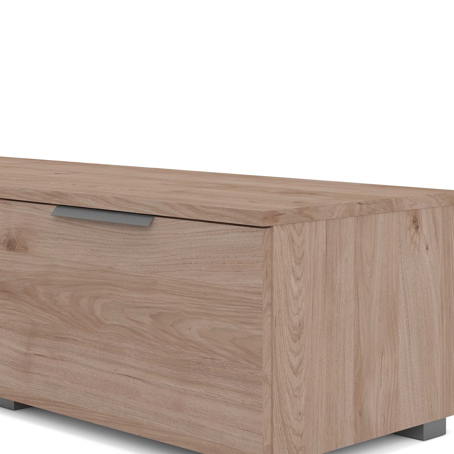 Amberfield Natural Oak Wood TV Unit 2 Drawers 2 Shelf