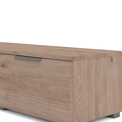 Amberfield Natural Oak Wood TV Unit 2 Drawers 2 Shelf