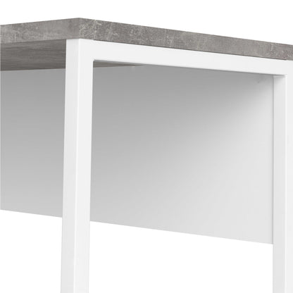 Billabong White and Grey Wood Corner Desk 2 Drawers