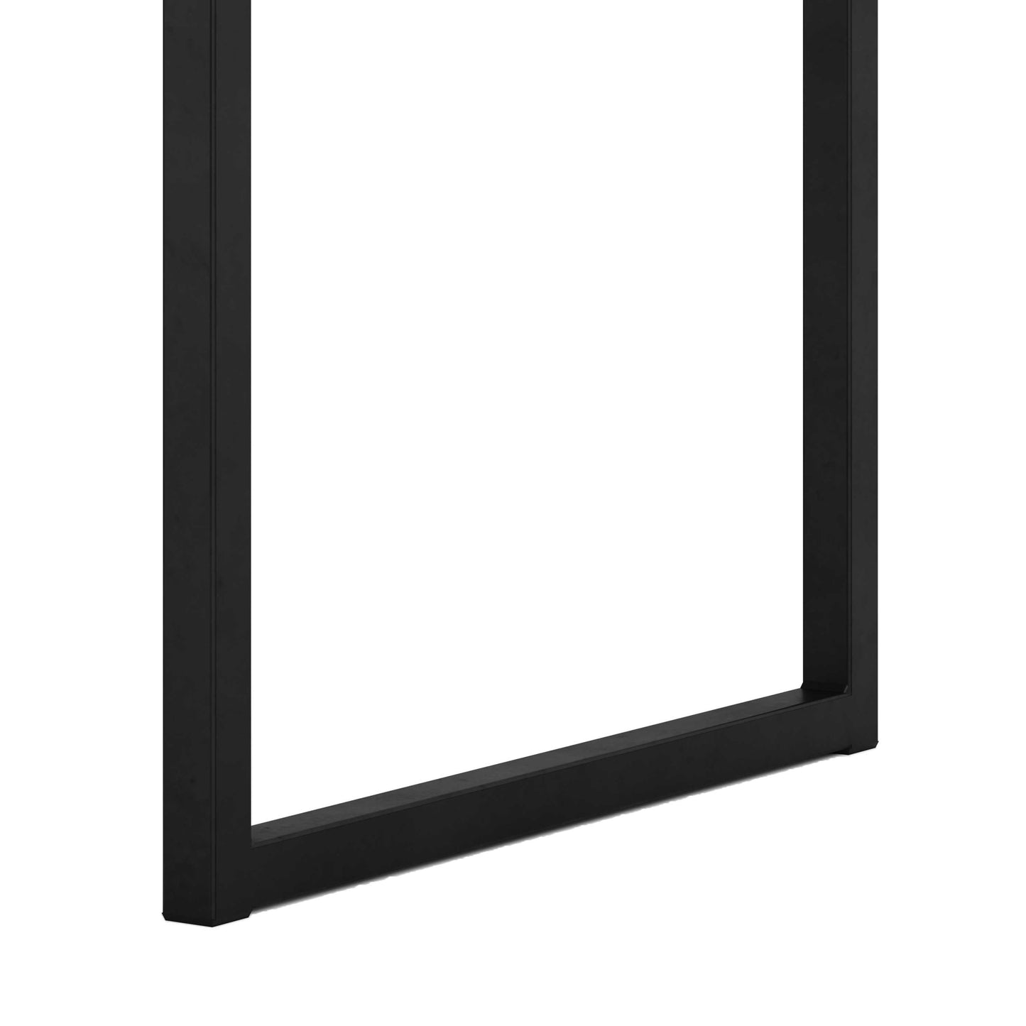 Billabong Black and Natural Oak Wood Corner Office Desk 2 Drawers