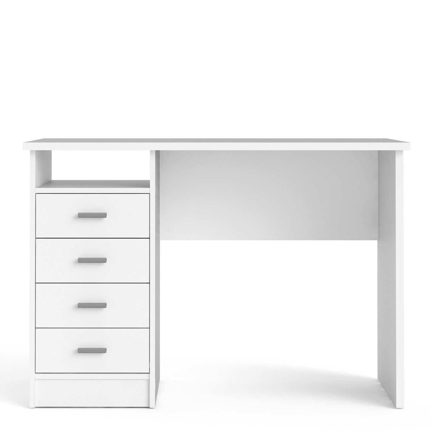 Billabong White Wooden 4 Drawer Office Desk