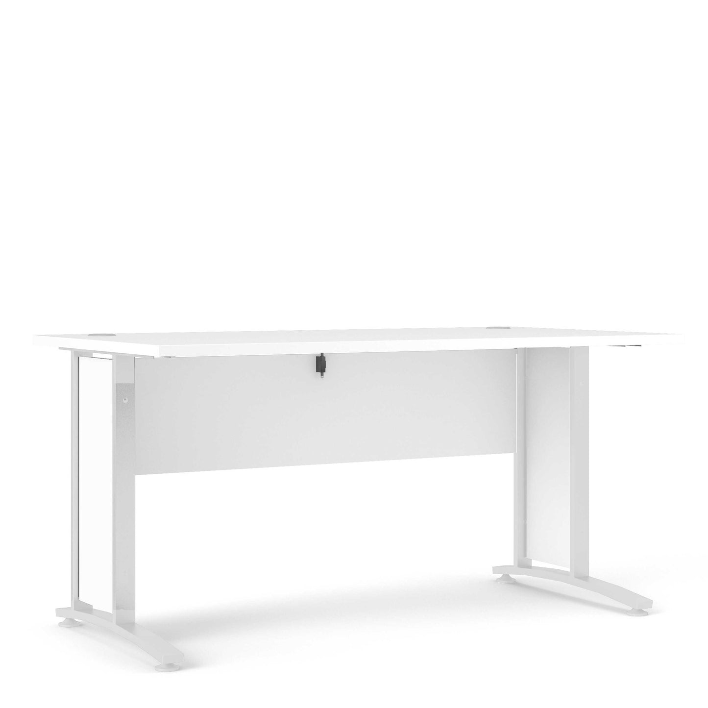 Dris White 150cm Office Desk