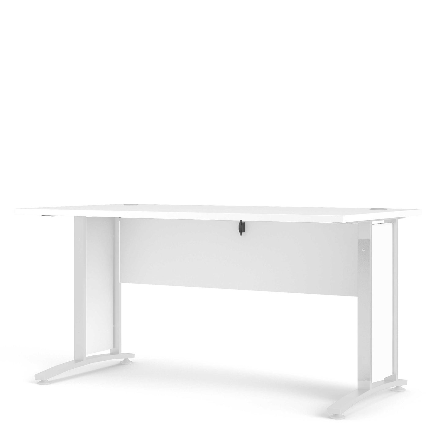 Dris White 150cm Office Desk