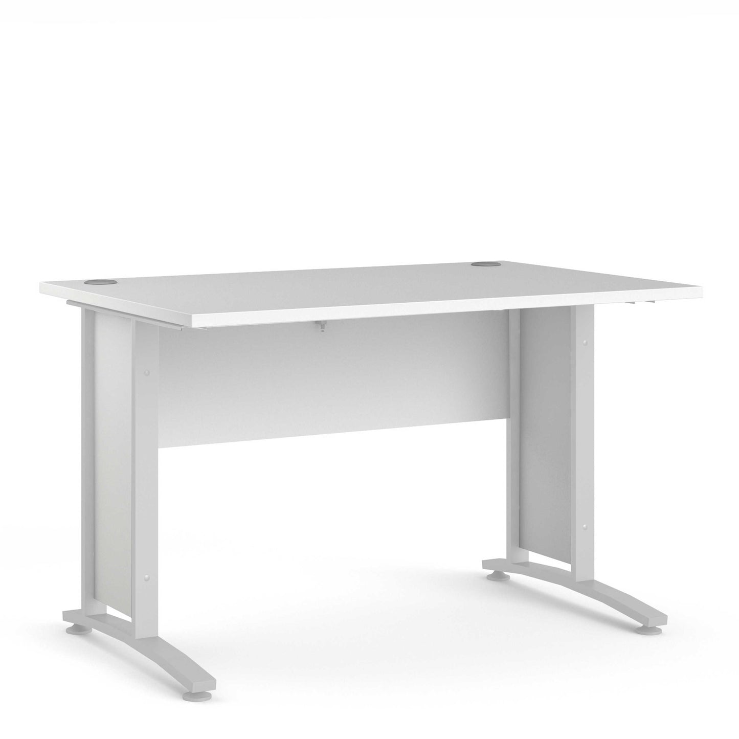 Dris White 120cm Office Desk 120cm