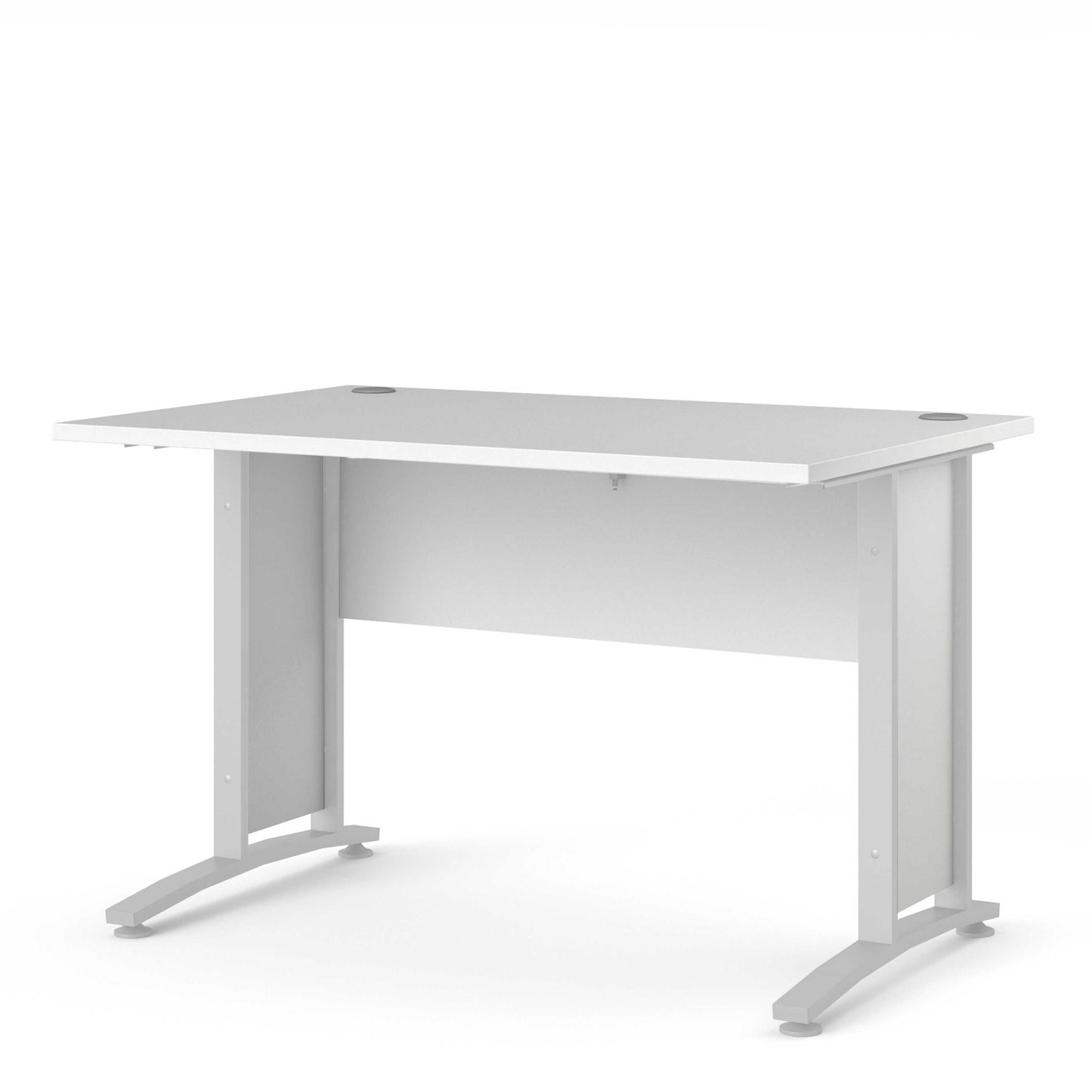 Dris White 120cm Office Desk 120cm