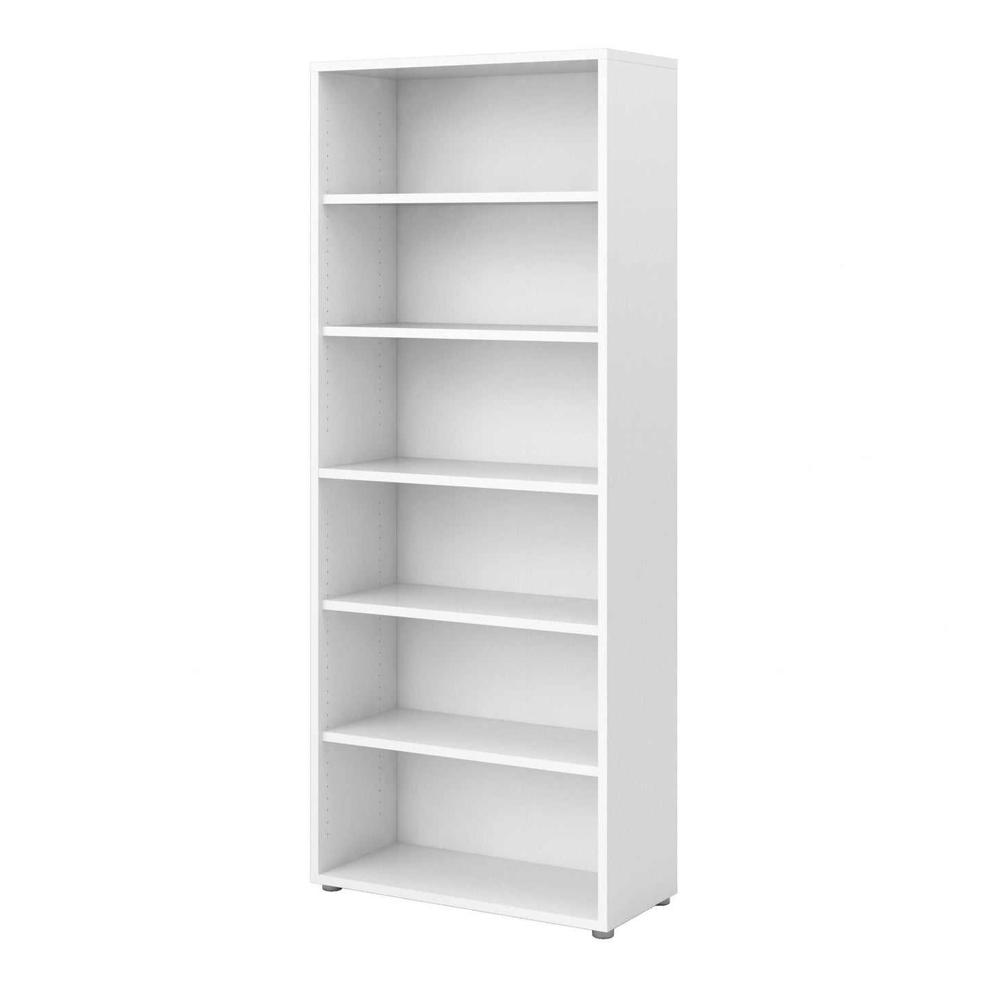 Dris Tall White Bookcase 5 Shelves