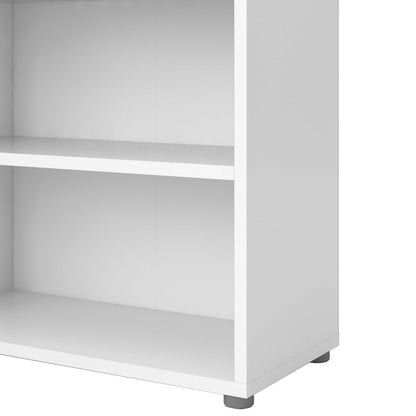 Dris Tall White Bookcase 5 Shelves