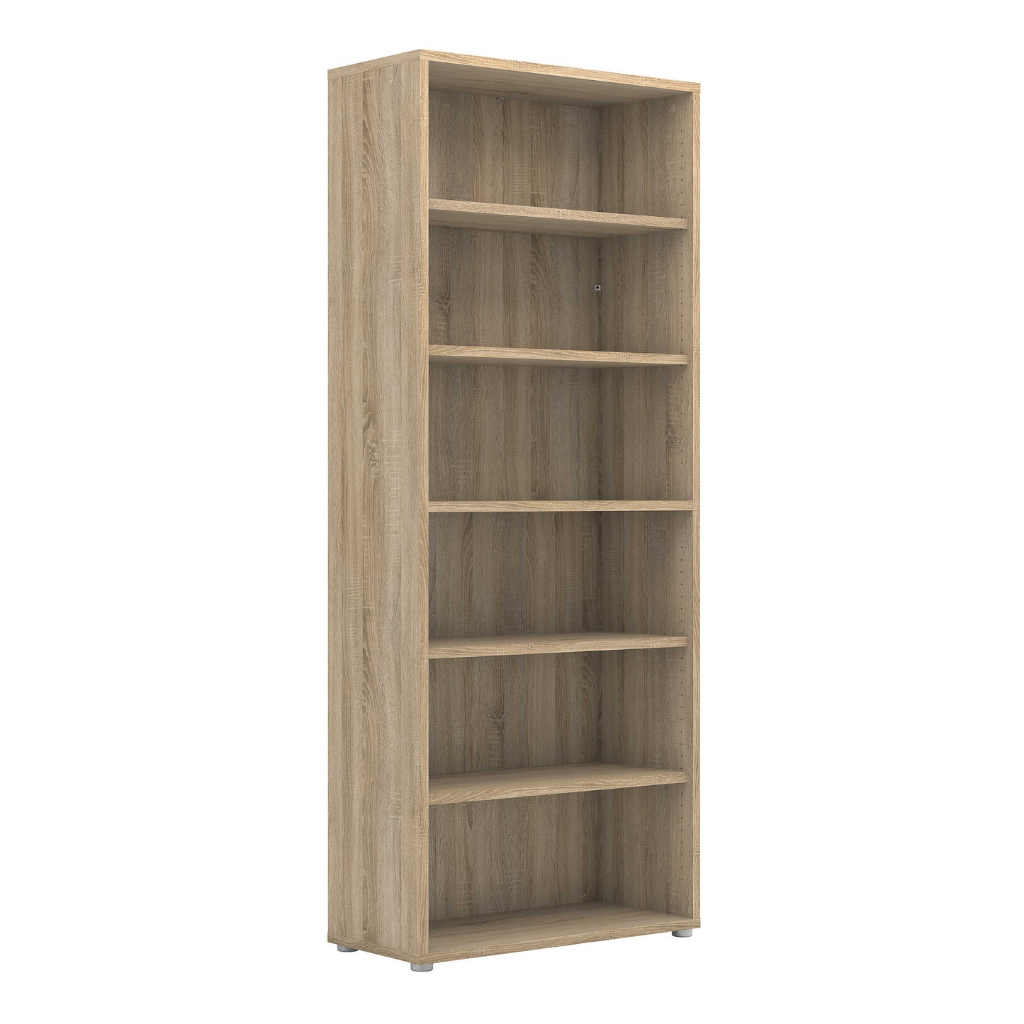 Dris Natural Oak Wood Effect Bookcase 5 Shelves