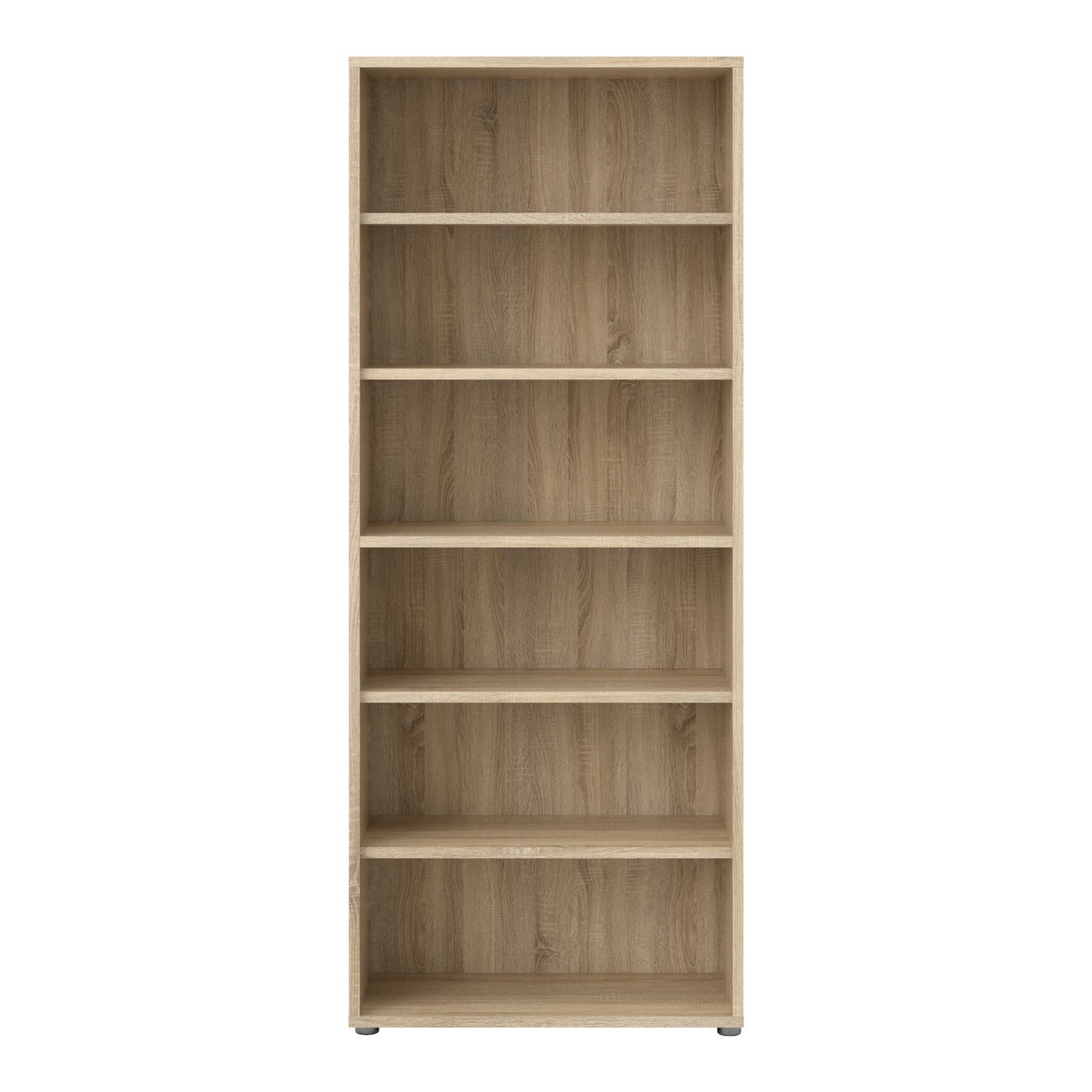 Dris Natural Oak Wood Effect Bookcase 5 Shelves