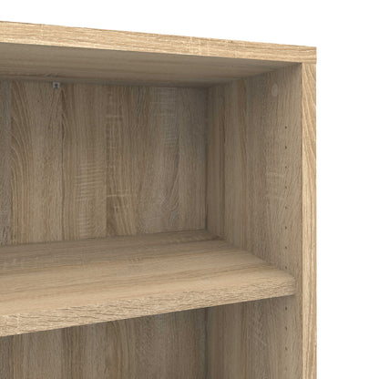 Dris Natural Oak Wood Effect Bookcase 5 Shelves