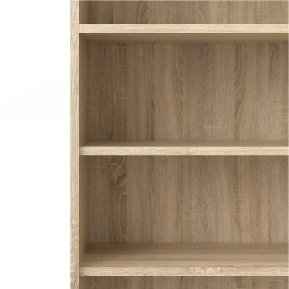 Dris Natural Oak Wood Effect Bookcase 5 Shelves