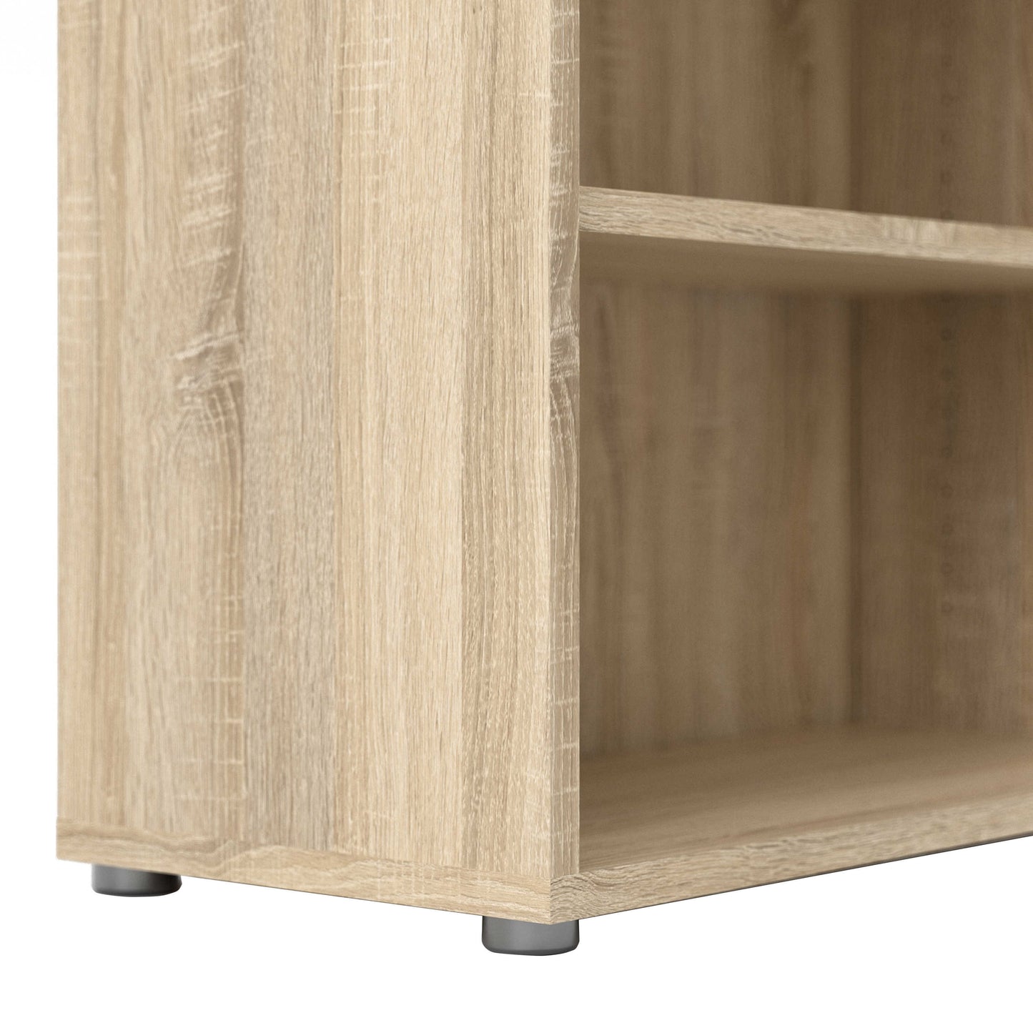 Dris Natural Oak Wood Effect Bookcase 5 Shelves