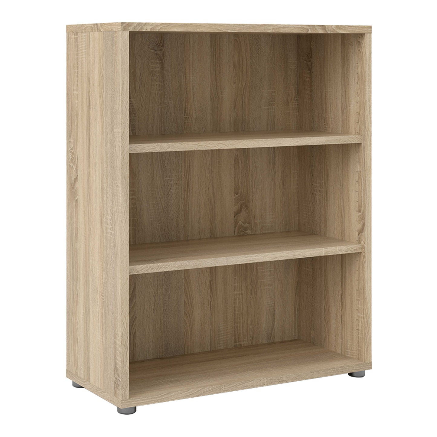 Dris Natural Oak Effect Bookcase 2 Shelves
