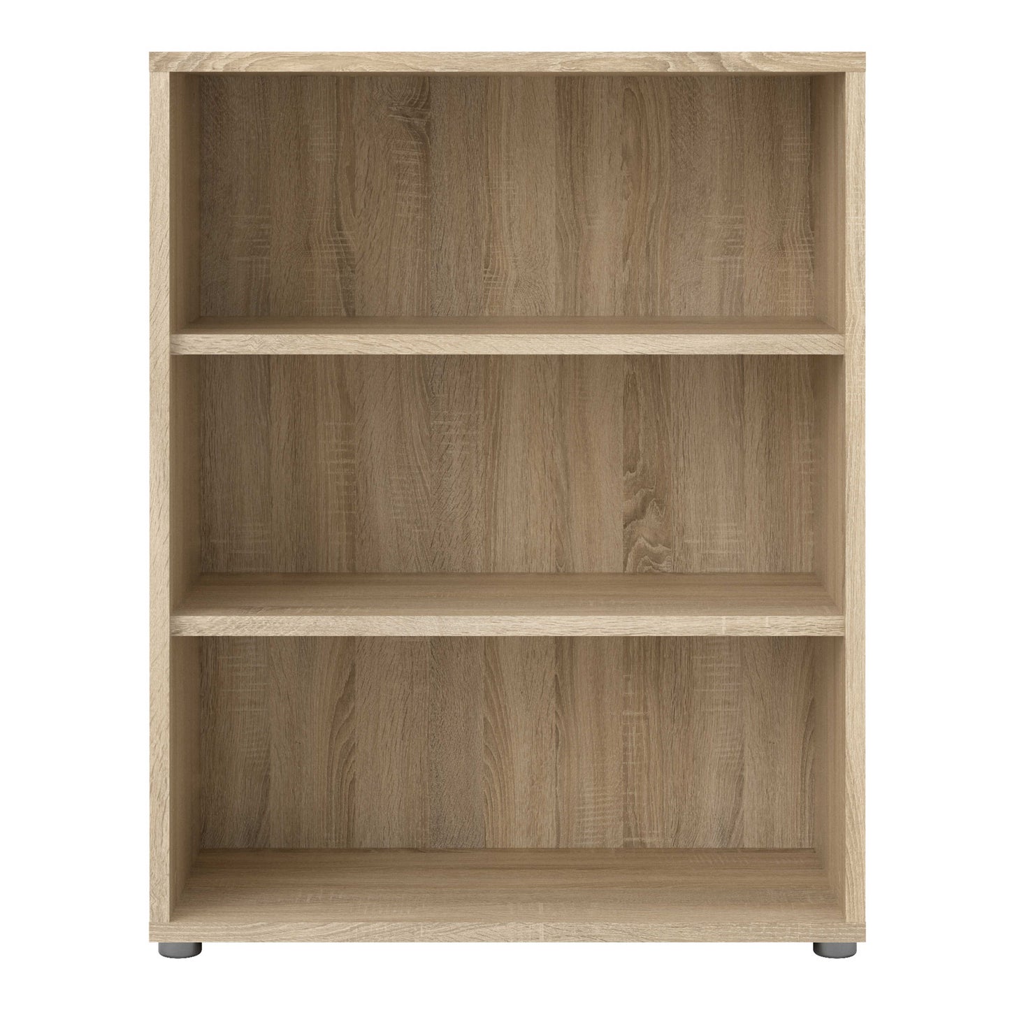 Dris Natural Oak Effect Bookcase 2 Shelves