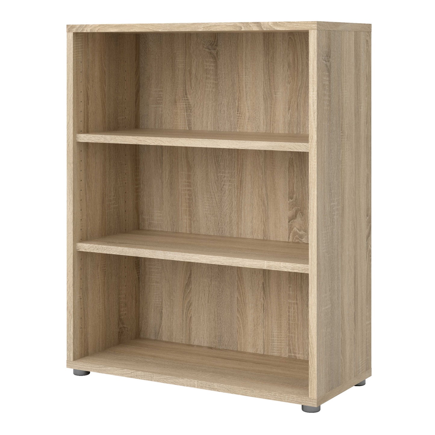 Dris Natural Oak Effect Bookcase 2 Shelves