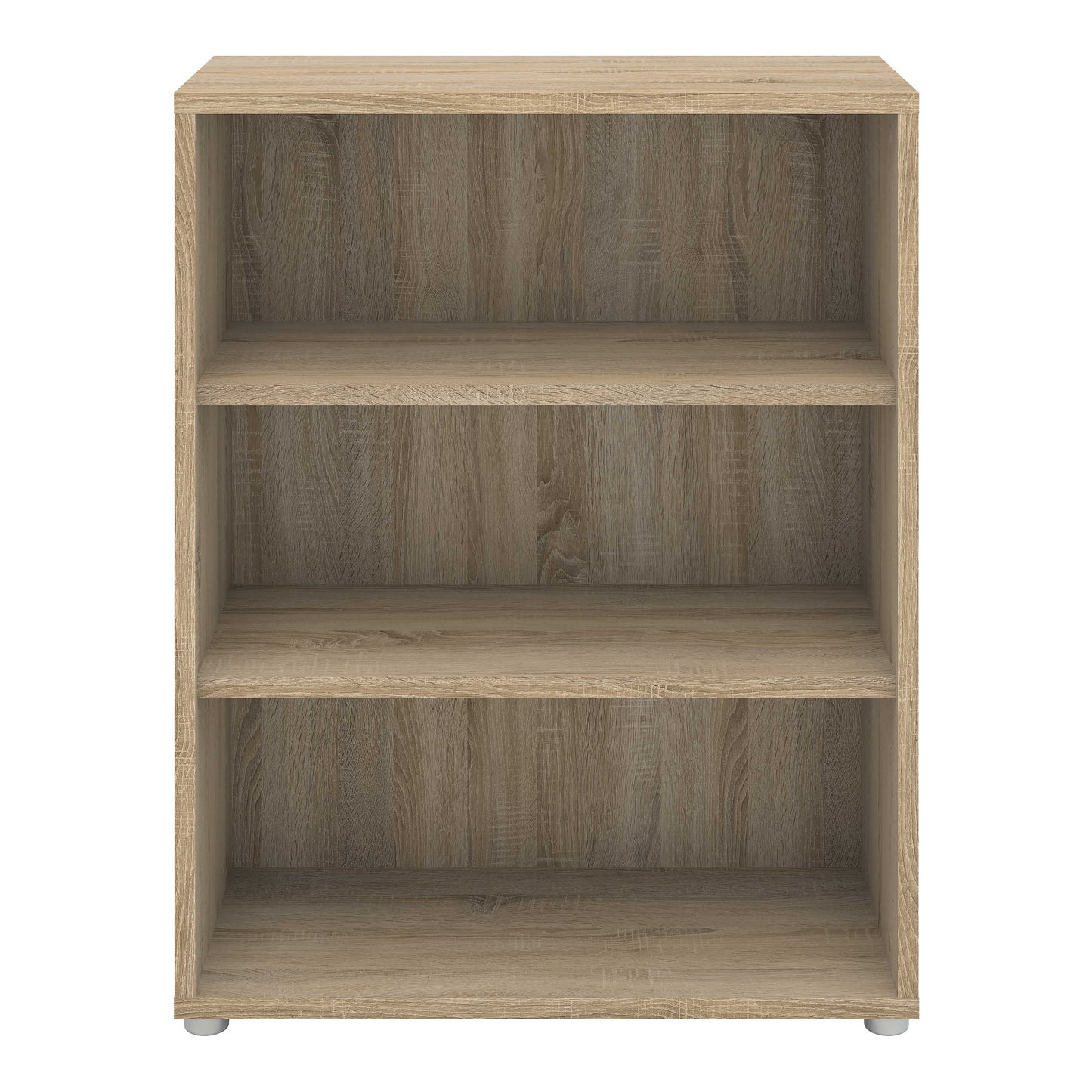 Dris Natural Oak Effect Bookcase 2 Shelves
