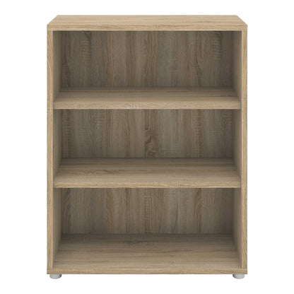 Dris Natural Oak Effect Bookcase 2 Shelves