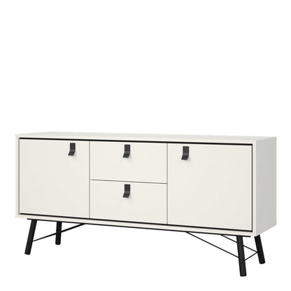 Juno White Sideboard 2 Doors 2 Drawers