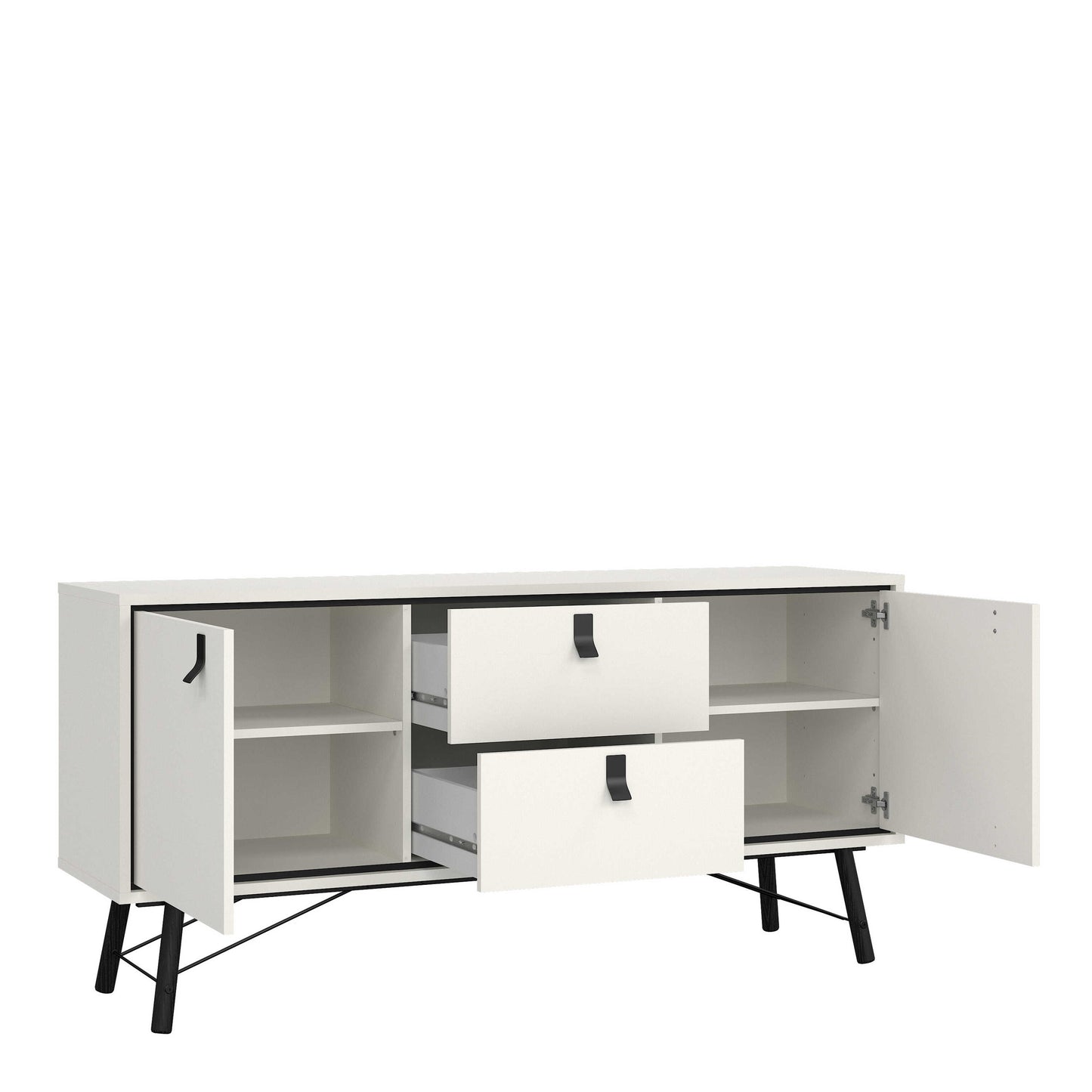 Juno White Sideboard 2 Doors 2 Drawers