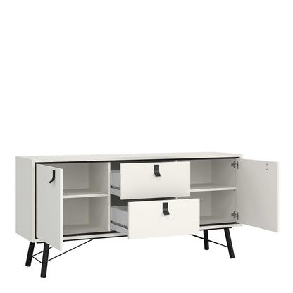 Juno White Sideboard 2 Doors 2 Drawers