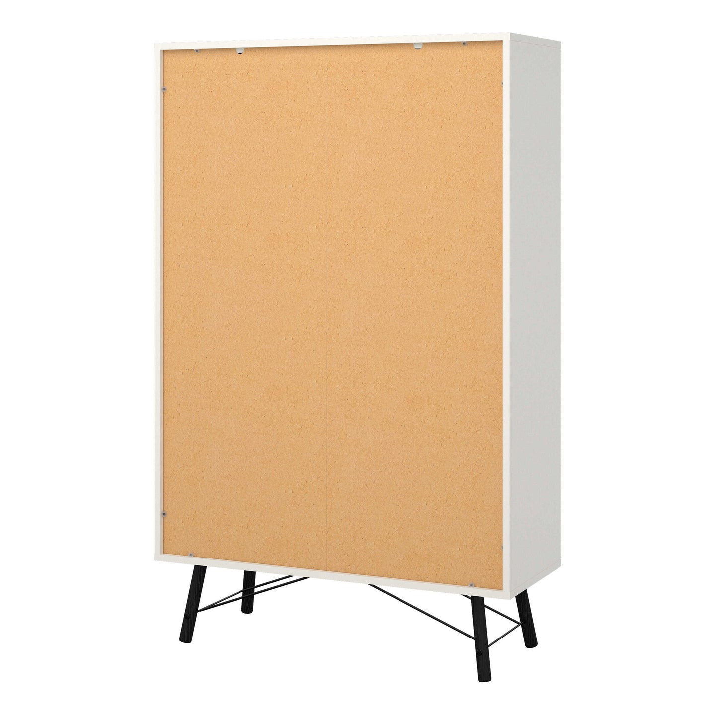 Juno White China Cabinet 2 Doors 1 Drawer 3 Drawers
