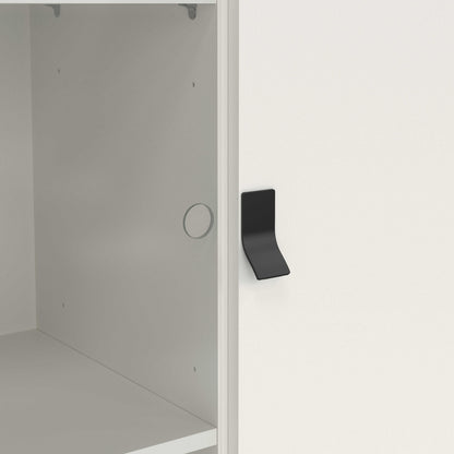 Juno White China Cabinet 2 Doors 1 Drawer 3 Drawers