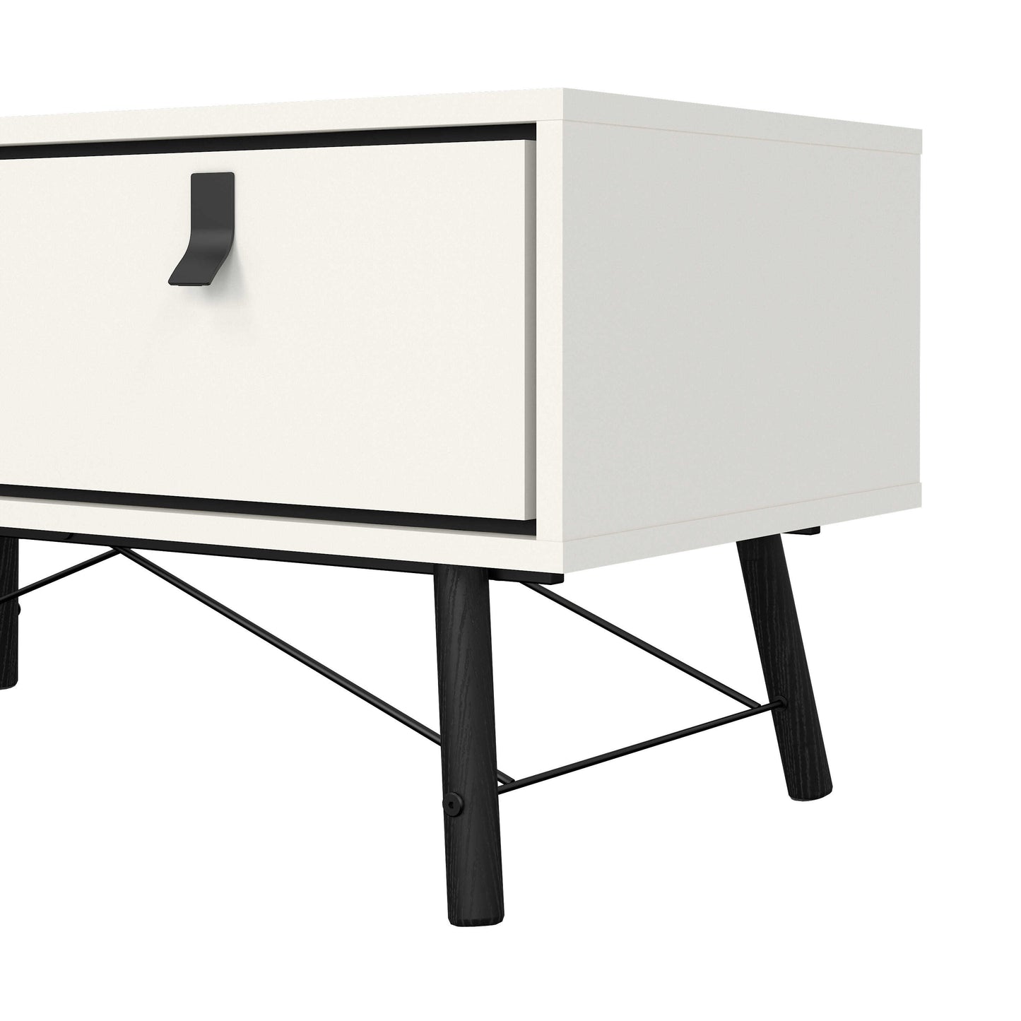 Juno White Coffee Table 1 Drawer