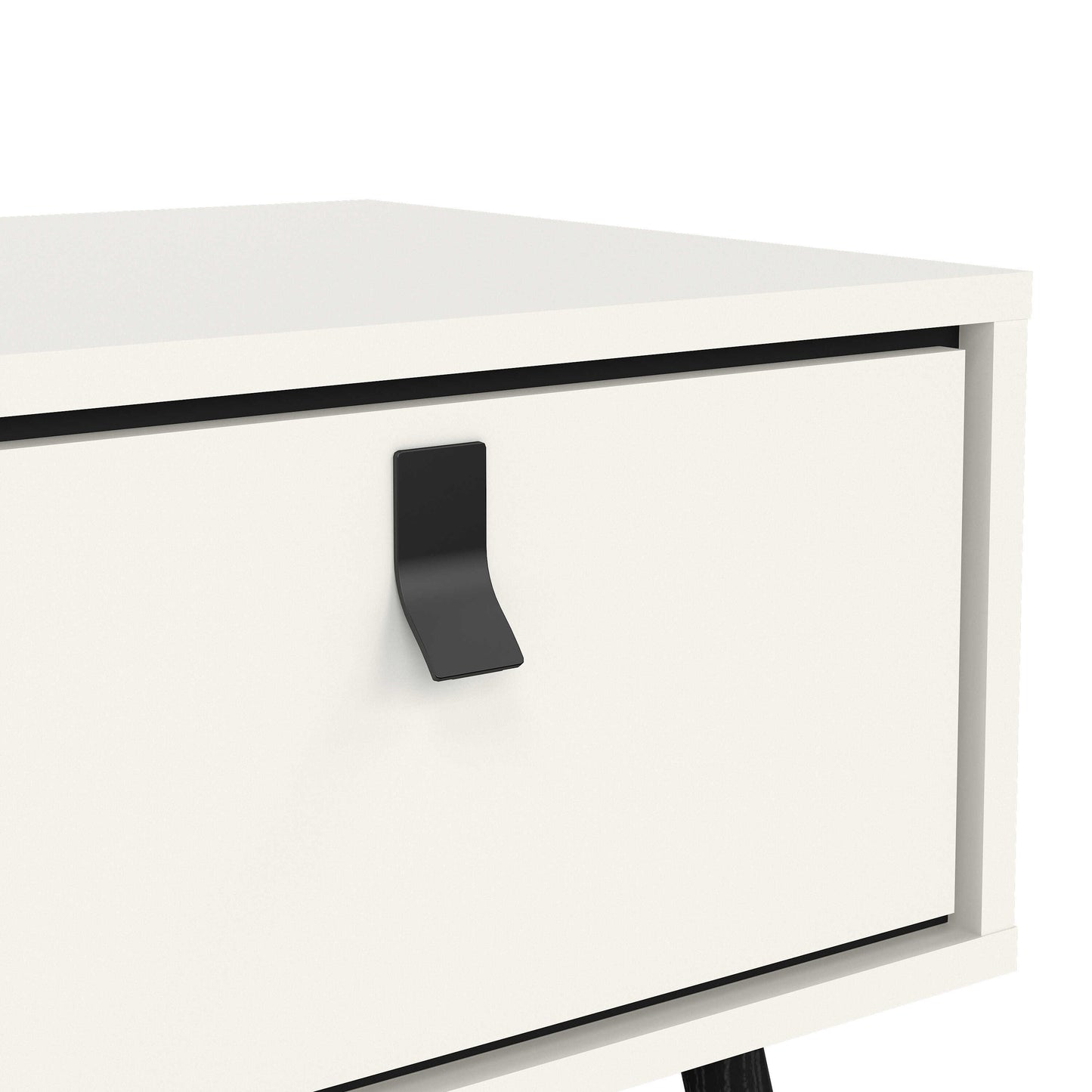 Juno White Coffee Table 1 Drawer
