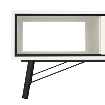 Juno White Coffee Table 1 Drawer