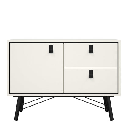 Juno White Sideboard 1 Door 2 Drawers